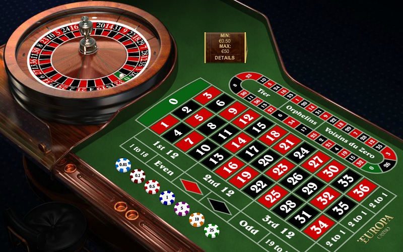 picture of european roulette wheel